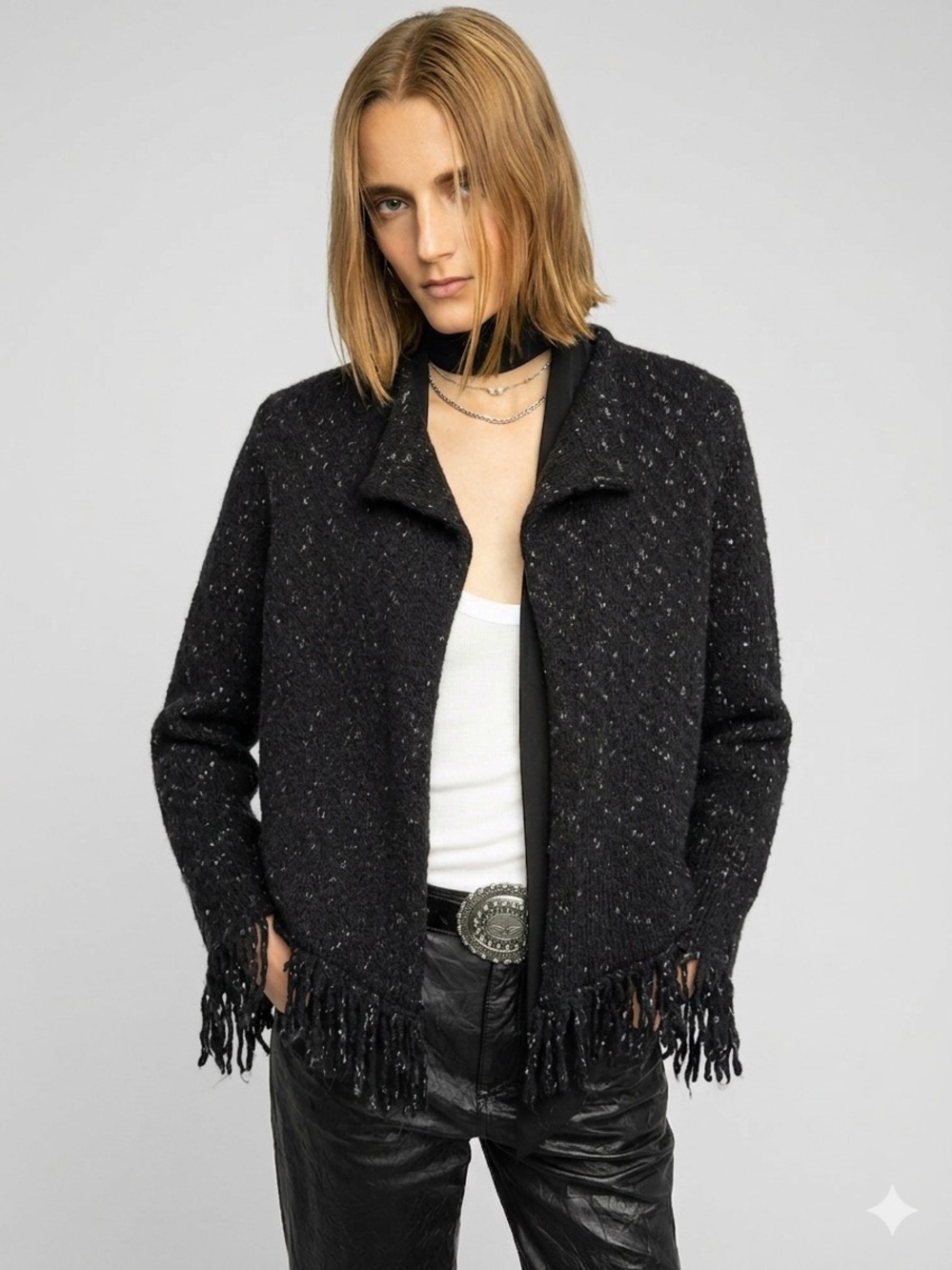 Zadig & Voltaire Daphna Coa Wool Alpaca Cardigan